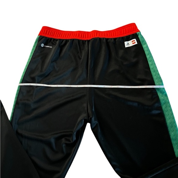 Adidas X Legos Black Joggers with Green LEGO Graphic Size Large - Picture 6 of 15